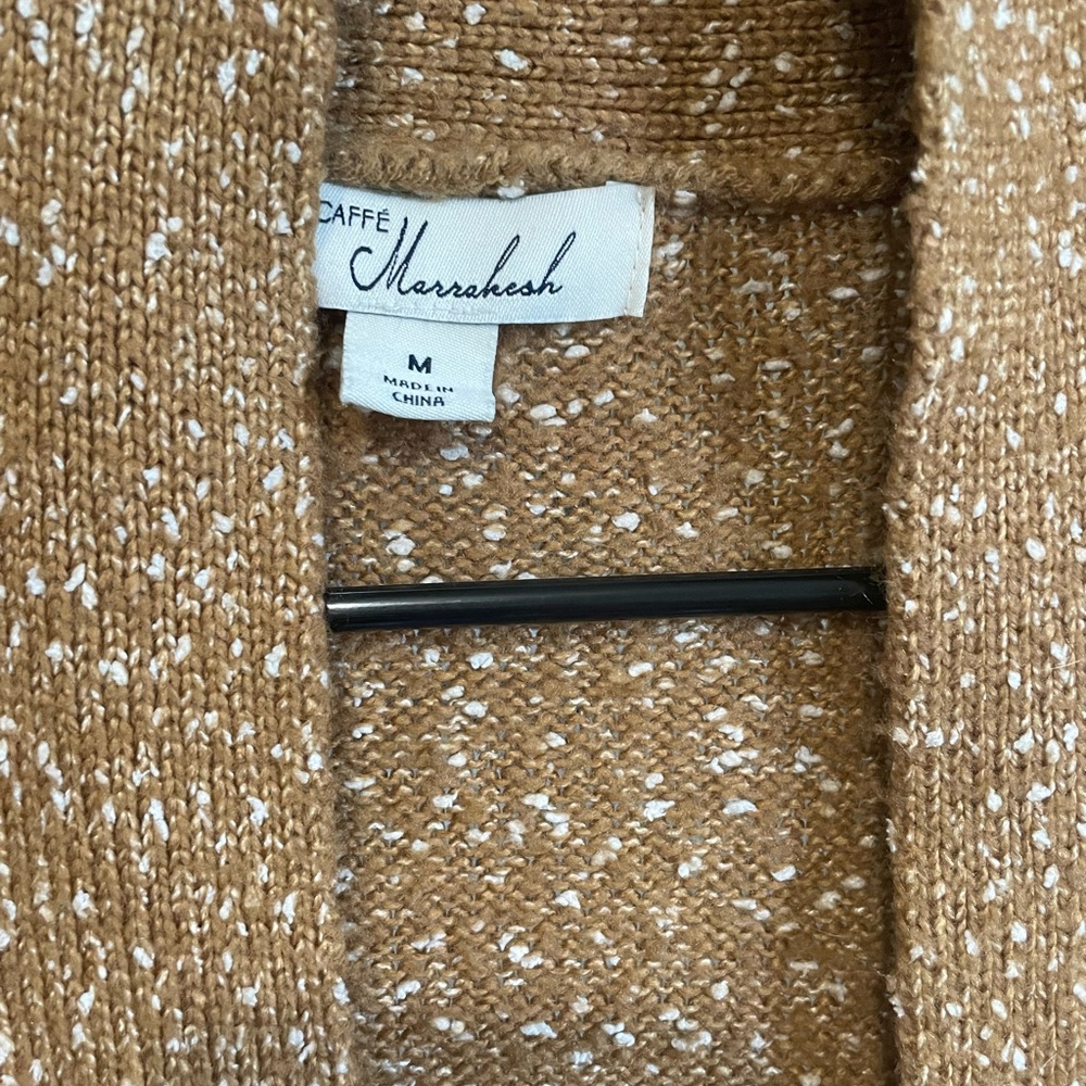 Cafe Marrakesh Textured Open Duster Cardigan Swea… - image 2